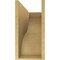 Ekena Millwork 9"W x 27"D x 18"H Classic Garner Rough Cedar Woodgrain TimberThane Corbel, Primed Tan CORUR09X27X18GARRCPR - alternate 5